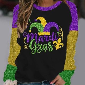 Mardi Gras Carnival Crewneck Sweatshirt